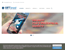 Tablet Screenshot of giftbrand.pl